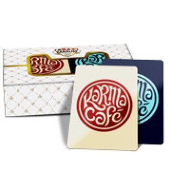 BARALHOS BARALHO DUPLO 108 CARTAS BARALHO COM CARTAS PERSONALIZADAS COUCHE 275G COM VERNIZ UV TOTAL Colorido frente e verso - 5 un.