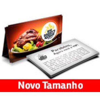 CARTOES DE VISITA SUPREMO 250G SEM VERNIZ Colorido frente e preto e branco verso - 250 un.