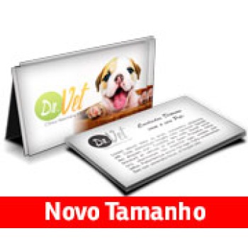 CARTOES DE VISITA SUPREMO 250G SEM VERNIZ Colorido frente e preto e branco verso - 500 un.