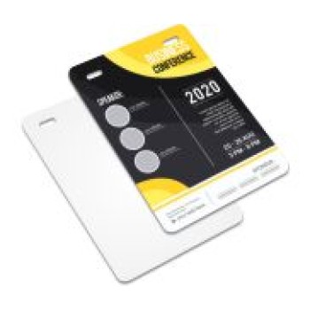 CREDENCIAIS COUCHE 275G PARA EVENTOS Colorido frente - 1000 un.