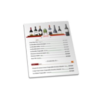 DELIVERY CARDAPIO PVC PREMIUM 050MM 150X210MM Colorido frente - 12 un.