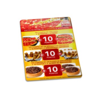 DELIVERY CARDAPIO PVC PREMIUM 050MM 210X300MM Colorido frente - 2 un.