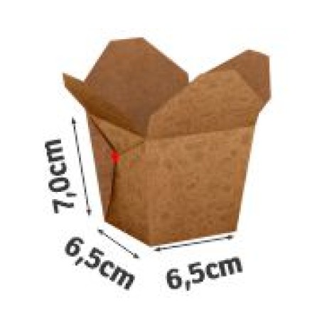 DELIVERY EMBALAGENS PARA DELIVERY PADRAO KRAFT 300G ALMOCO PEQUENA 100 un.