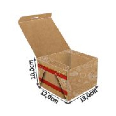 DELIVERY EMBALAGENS PARA DELIVERY PADRAO KRAFT 300G LANCHES E SANDUICHES MEDIA 500 un.