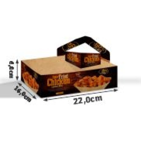 DELIVERY EMBALAGENS PARA DELIVERY PERSONALIZADAS KRAFT 300G COMBOS E PORTA COPO LAMINACAO INTERNA Colorido frente - 500 un.