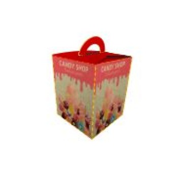 DELIVERY EMBALAGENS PARA DELIVERY PERSONALIZADAS KRAFT 300G CUPCAKE LAMINACAO INTERNA Colorido frente - 100 un.