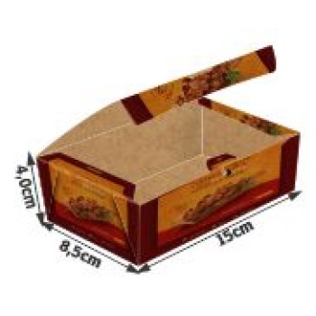 DELIVERY EMBALAGENS PARA DELIVERY PERSONALIZADAS KRAFT 300G MASSAS PEQUENA Colorido frente - 250 un.