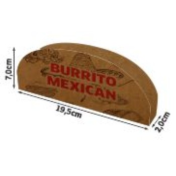 DELIVERY EMBALAGENS PARA DELIVERY PERSONALIZADAS KRAFT 300G TAPIOCA E TACO LAMINACAO INTERNA Colorido frente - 500 un.