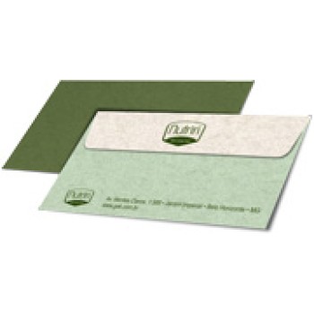 ENVELOPES RECICLATO 90G CARTA 230X115MM Colorido frente - 500 un.