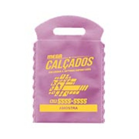 LIXEIRA PARA CARRO 175X260MM ROSA Preto e branco frente - 100 un.