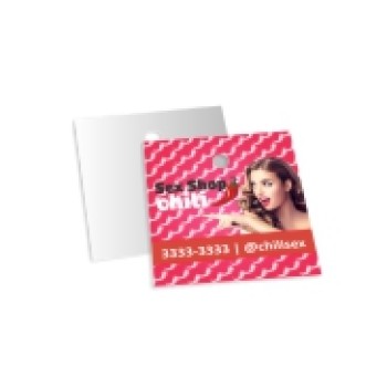 TAGS TAGS ESPECIAIS COUCHE 250G VERNIZ LOCALIZADO FR 45X51MM Colorido frente - 100 un.