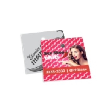 TAGS TAGS ESPECIAIS COUCHE 250G VERNIZ LOCALIZADO FR 45X51MM Colorido frente e preto e branco verso - 250 un.