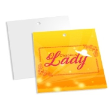 TAGS TAGS ESPECIAIS COUCHE 250G VERNIZ LOCALIZADO FR 91X102MM Colorido frente - 100 un.