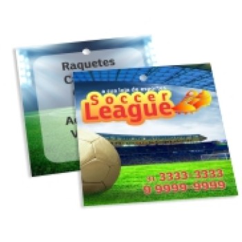 TAGS TAGS ESPECIAIS COUCHE 250G VERNIZ LOCALIZADO FRENTE E VERSO 91X102MM Colorido frente e verso - 250 un.