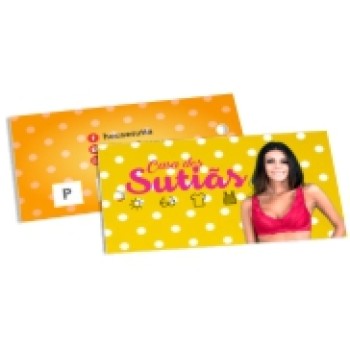 TAGS TAGS ESPECIAIS COUCHE 250G VERNIZ LOCALIZADO FRENTE E VERSO 91X51MM Colorido frente e verso - 250 un.