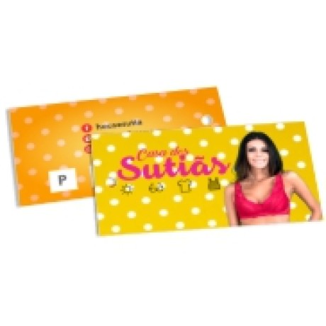 TAGS TAGS ESPECIAIS COUCHE 250G VERNIZ LOCALIZADO FRENTE E VERSO 91X51MM Colorido frente e verso - 250 un.