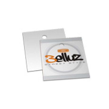 TAGS TAGS ESPECIAIS COUCHE 250G VERNIZ UV TOTAL FR 45X51MM Colorido frente - 3000 un.