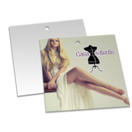 TAGS TAGS ESPECIAIS COUCHE 250G VERNIZ UV TOTAL FR 91X102MM Colorido frente - 1500 un.