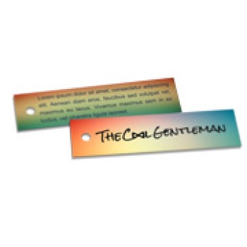 TAGS TAGS ESPECIAIS COUCHE 250G VERNIZ UV TOTAL FR 91X25MM Colorido frente e verso - 3000 un.