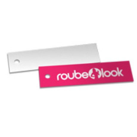 TAGS TAGS ESPECIAIS COUCHE 250G VERNIZ UV TOTAL FR 91X25MM Colorido frente - 2000 un.