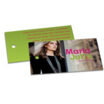 TAGS TAGS ESPECIAIS COUCHE 250G VERNIZ UV TOTAL FR 91X51MM Colorido frente e verso - 1000 un.