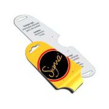 TAGS TAGS ESPECIAIS COUCHE 300G FOSCA VERNIZ LOCALIZADO FRENTE 182X51MM Colorido frente e preto e branco verso - 1000 un.