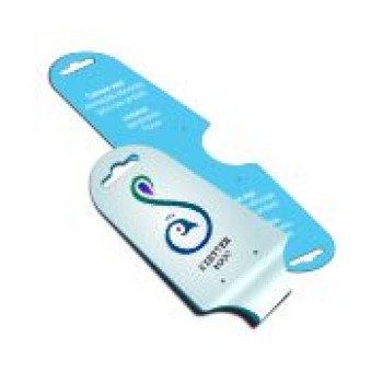 TAGS TAGS ESPECIAIS COUCHE 300G VERNIZ UV TOTAL FRENTE 182X51MM Colorido frente e verso - 500 un.