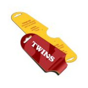 TAGS TAGS ESPECIAIS COUCHE 300G VERNIZ UV TOTAL FRENTE 182X51MM Colorido frente e verso - 1000 un.