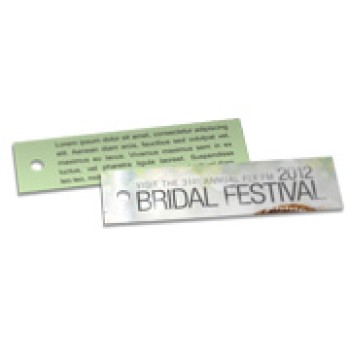 TAGS TAGS ESPECIAIS COUCHE 300G VERNIZ UV TOTAL FRENTE 91X25MM Colorido frente e verso - 2000 un.