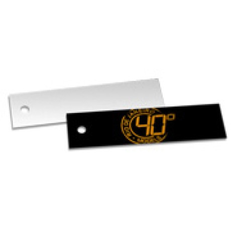 TAGS TAGS ESPECIAIS COUCHE 300G VERNIZ UV TOTAL FRENTE 91X25MM Colorido frente - 2000 un.