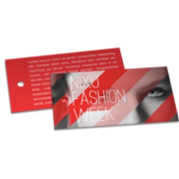 TAGS TAGS ESPECIAIS COUCHE 300G VERNIZ UV TOTAL FRENTE 91X51MM Colorido frente e verso - 1000 un.