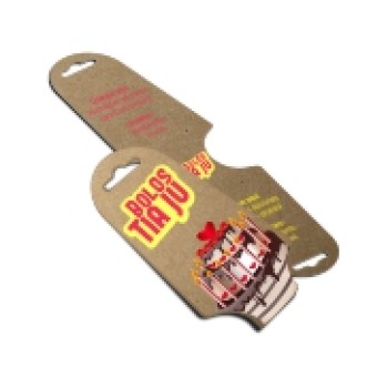TAGS TAGS ESPECIAIS KRAFT 300G SEM VERNIZ 182X51MM Colorido frente e verso - 100 un.