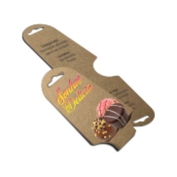 TAGS TAGS ESPECIAIS KRAFT 300G SEM VERNIZ 182X51MM Colorido frente e preto e branco verso - 50 un.