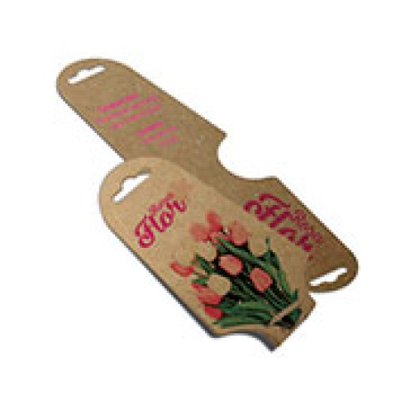 TAGS TAGS ESPECIAIS KRAFT 300G SEM VERNIZ 182X51MM Colorido frente e verso - 500 un.