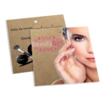 TAGS TAGS ESPECIAIS KRAFT 300G SEM VERNIZ 91X102MM Colorido frente e preto e branco verso - 50 un.