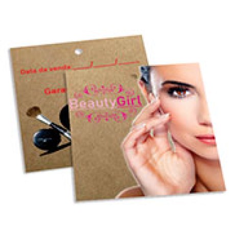 TAGS TAGS ESPECIAIS KRAFT 300G SEM VERNIZ 91X102MM Colorido frente e verso - 1000 un.
