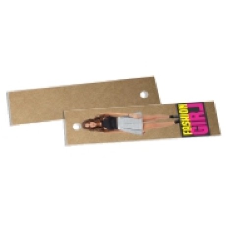 TAGS TAGS ESPECIAIS KRAFT 300G SEM VERNIZ 91X25MM Colorido frente - 100 un.