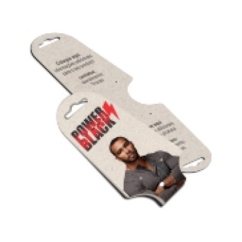 TAGS TAGS ESPECIAIS RECICLATO 250G SEM VERNIZ 182X51MM Colorido frente e preto e branco verso - 250 un.