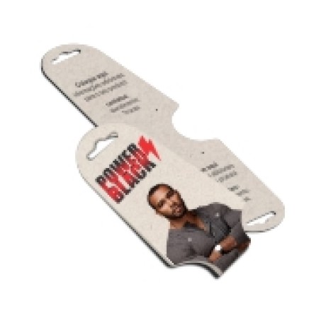 TAGS TAGS ESPECIAIS RECICLATO 250G SEM VERNIZ 182X51MM Colorido frente e preto e branco verso - 250 un.