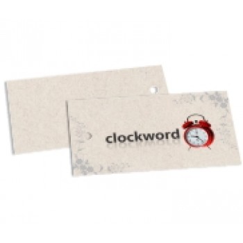 TAGS TAGS ESPECIAIS RECICLATO 250G SEM VERNIZ 91X51MM Colorido frente - 50 un.