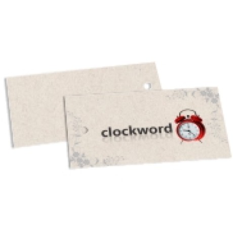 TAGS TAGS ESPECIAIS RECICLATO 250G SEM VERNIZ 91X51MM Colorido frente - 50 un.