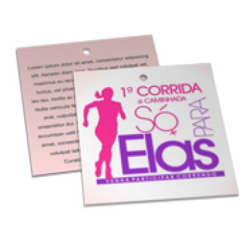 TAGS TAGS PADRAO FURO COUCHE 250G VERNIZ UV TOTAL FR 91X102MM Colorido frente e verso - 500 un.