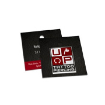 TAGS TAGS PADRAO FURO COUCHE 300G LAM FOSCA 45X51MM Colorido frente e verso - 1000 un.