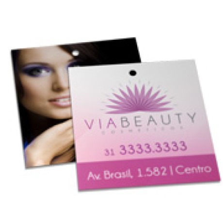 TAGS TAGS PADRAO FURO COUCHE 300G LAM FOSCA 91X102MM Colorido frente e verso - 1000 un.